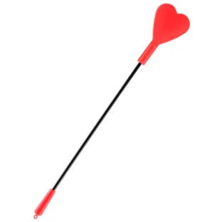 Silicone Heart Crop Red