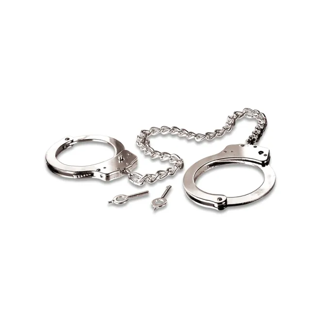 Metal Leg Cuffs Silver
