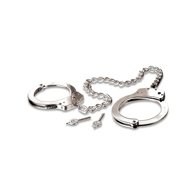 Metal Leg Cuffs Silver Metal Leg Cuffs Silver
