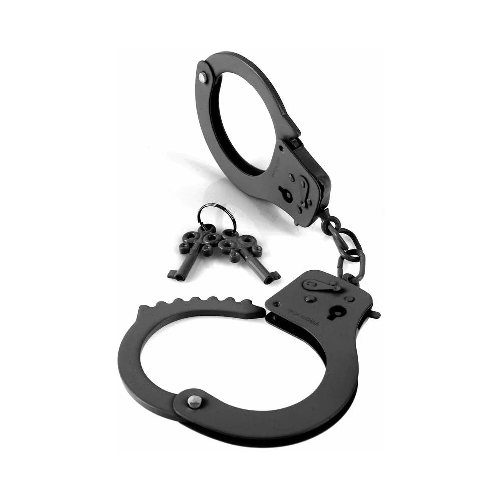 Metal Designer Handcuffs Black