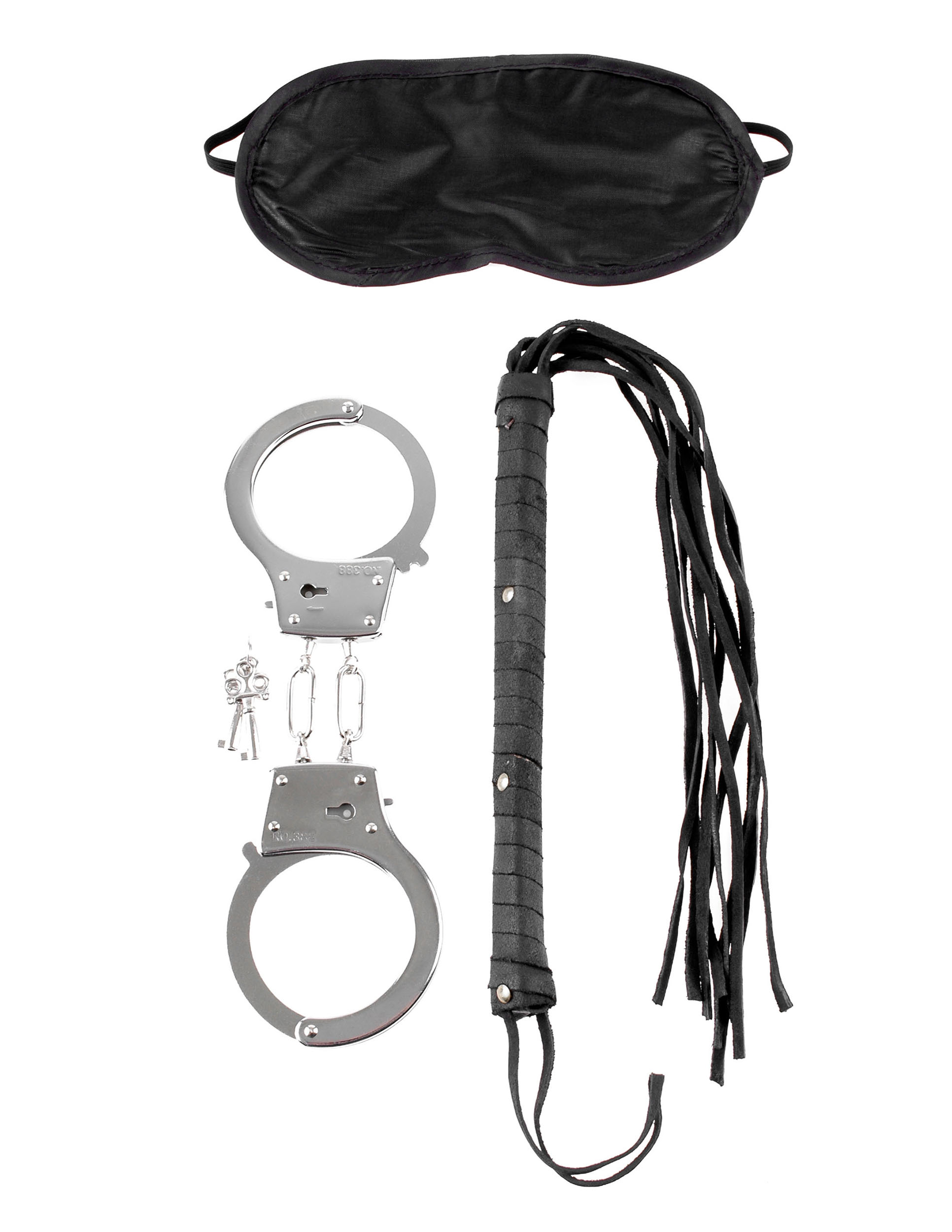 Lover's Fantasy 3-PC BDSM Kit Black