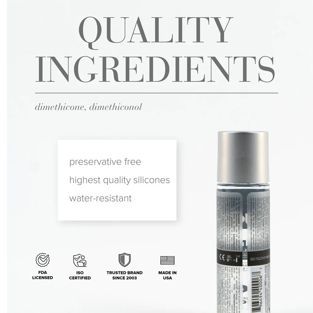 JO Premium Original Silicone-Based Lubricant 2 oz.