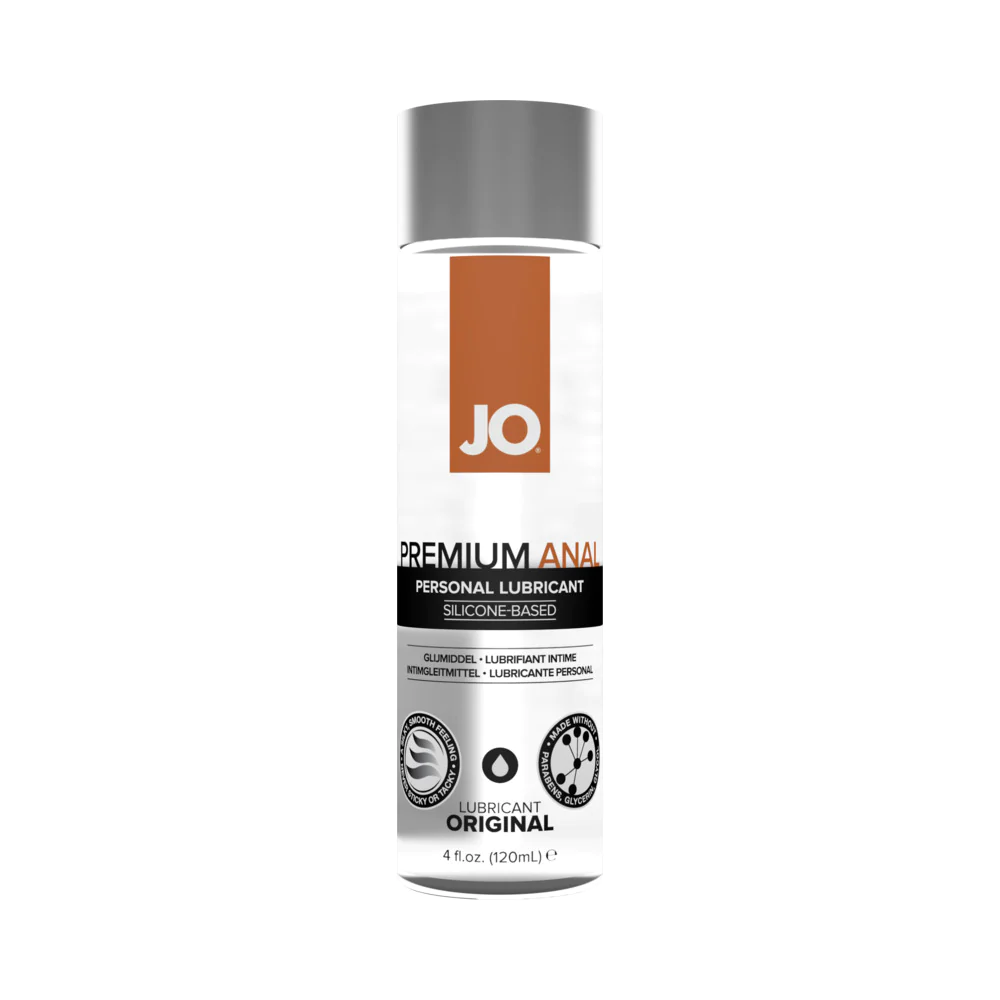 JO Premium Silicone-Based Anal Lubricant 4 oz.