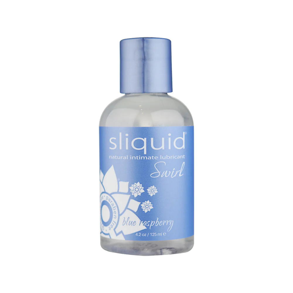 Sliquid Swirl Blue Raspberry Flavored Lubricant 4.2 oz. (26061) | SlipDix.com