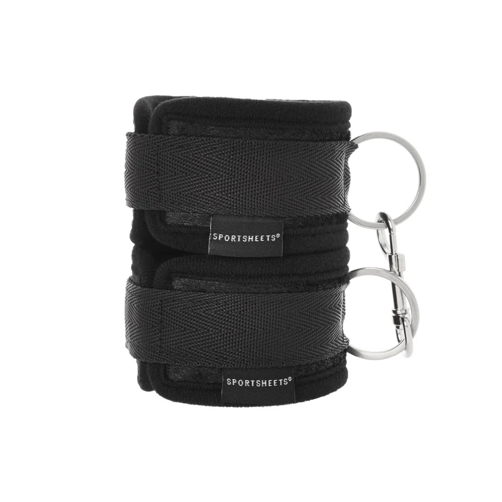 Soft Cuffs with Velcro Straps Black