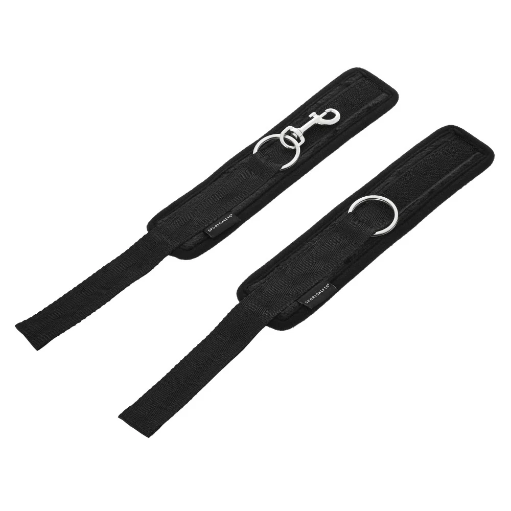 Soft Cuffs with Velcro Straps Black