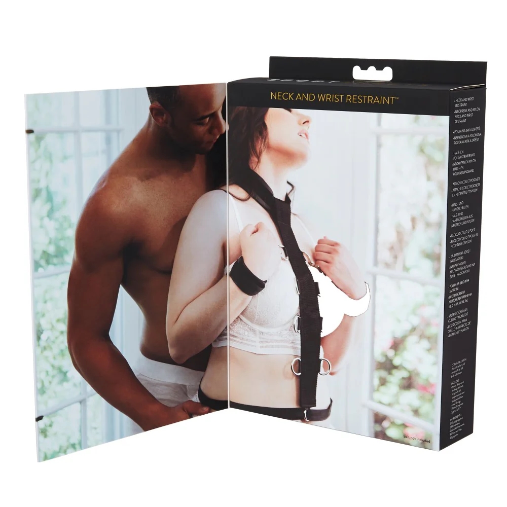 Sportsheets Adjustable Neoprene Neck & Wrist Restraint Black (33955) | SlipDix.com
