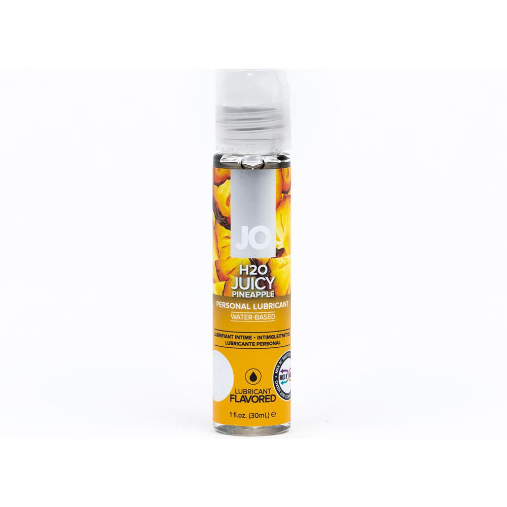 JO Juicy Pineapple Flavored Water-Based Lubricant 1 oz.