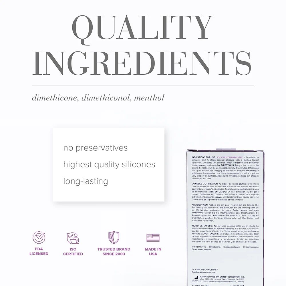 JO Chill Clitoral Stimulant 0.34 oz. (37044) | SlipDix.com