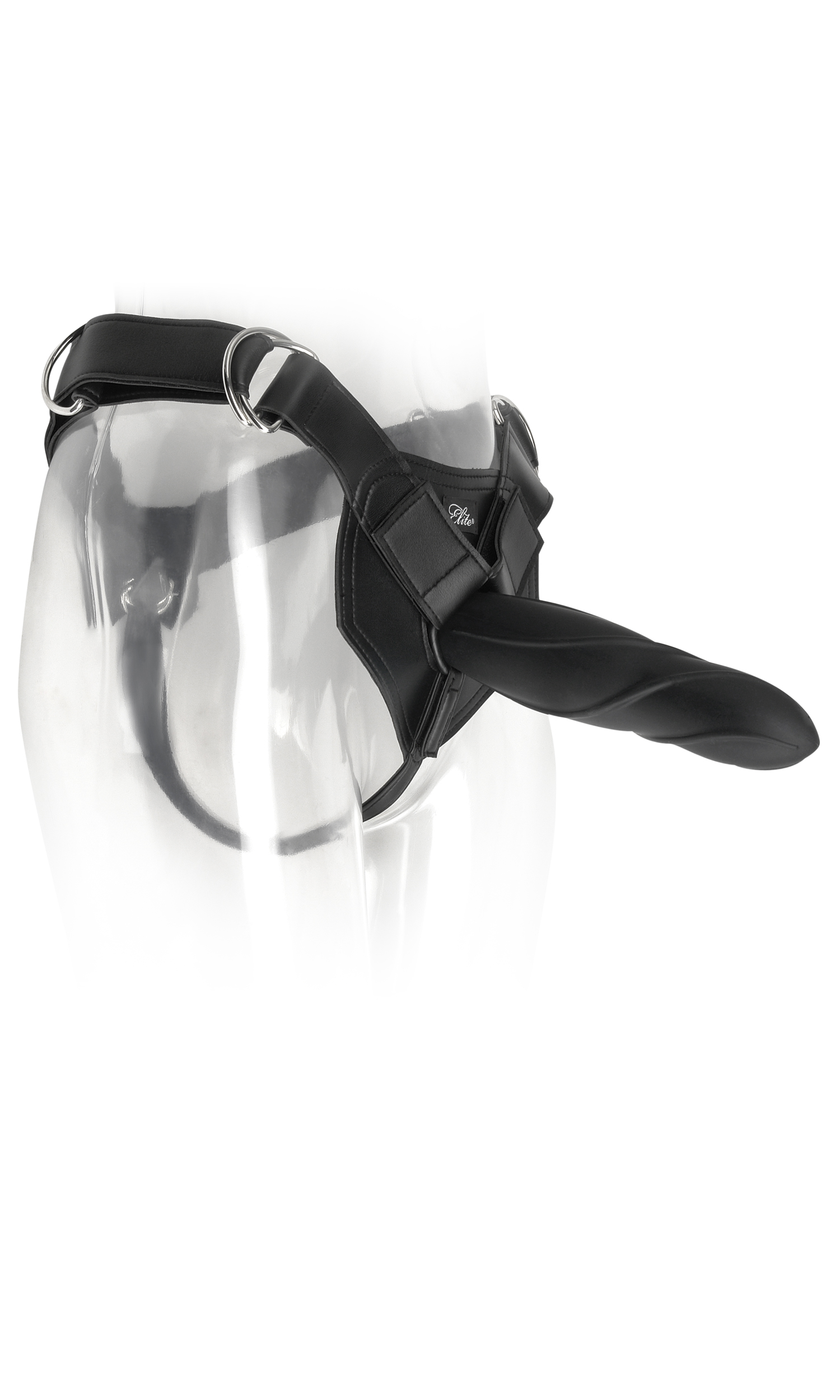 Adjustable Universal Heavy-Duty Strap-On Harness Black