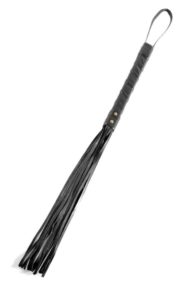 Cat-O-Nine Tails Flogger Black
