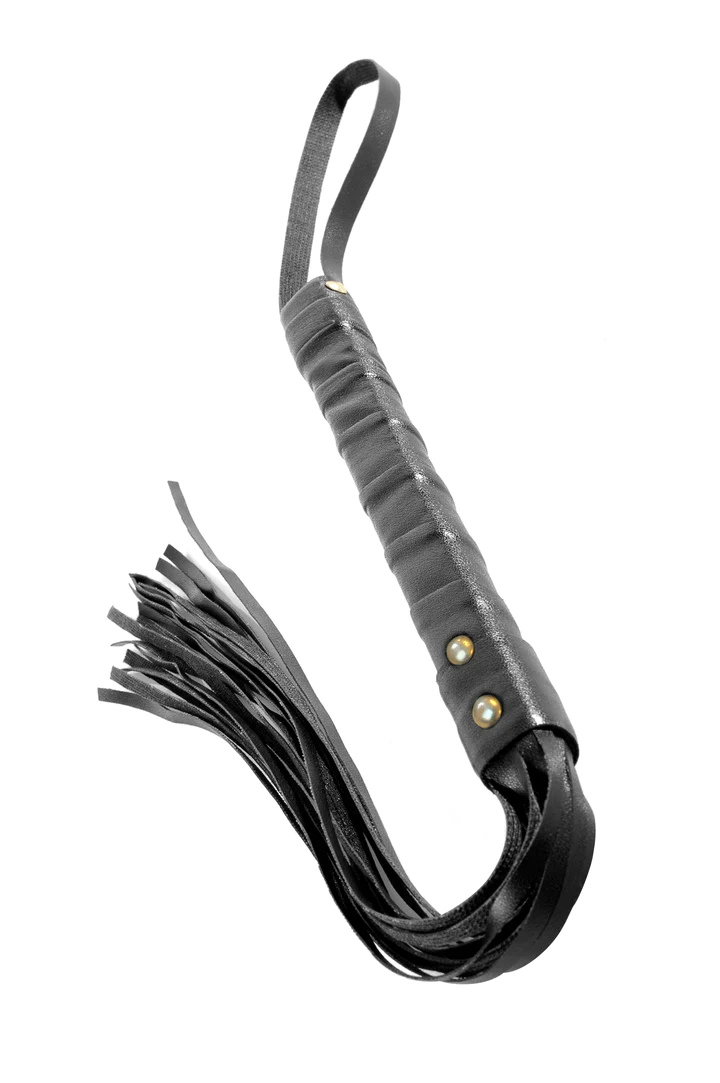 Cat-O-Nine Tails Flogger Black