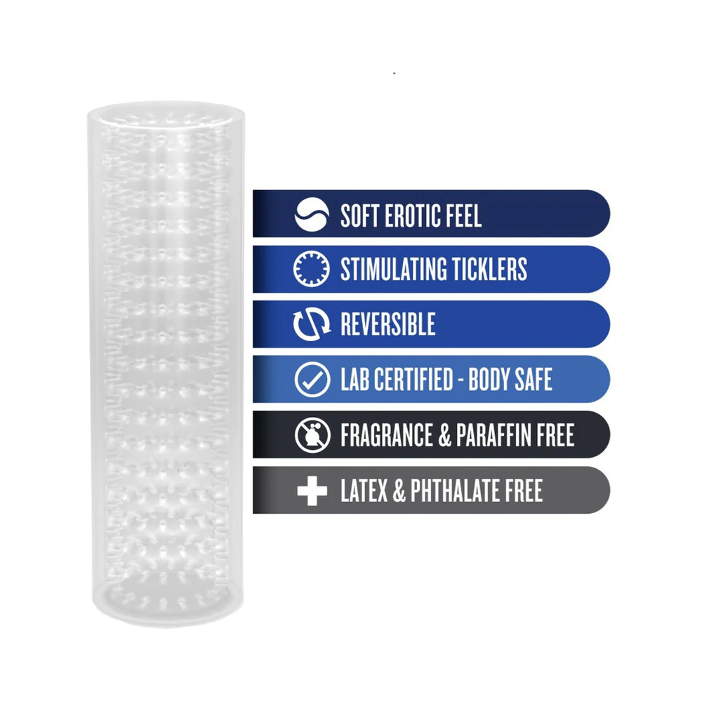Stroke Sleeve Reversible Stroker Clear