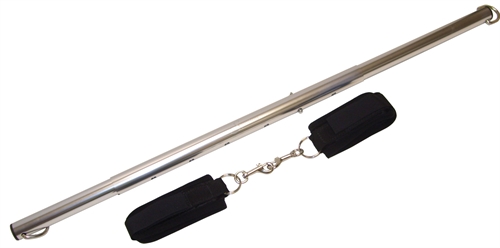 Expandable Spreader Bar & Cuffs Set Black