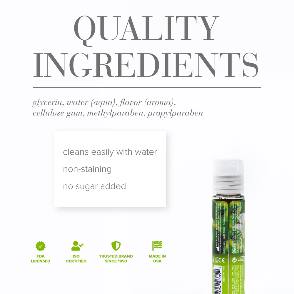 JO H2O Green Apple Delight Flavored Water-Based Lubricant 1 oz.