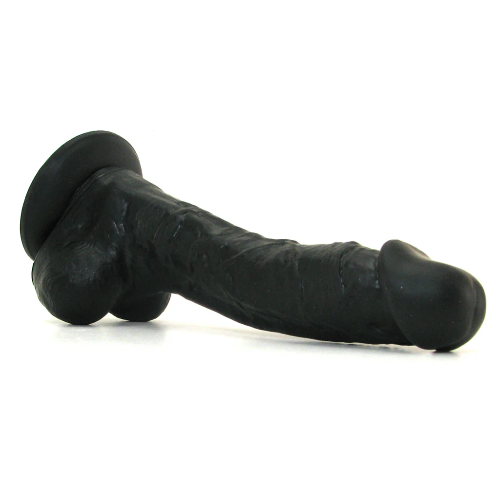 5 in colours pleasures realistic silicone dildo black suction cup