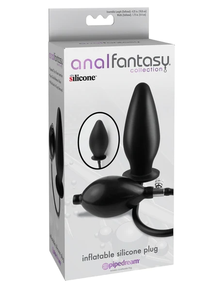 Anal Inflatable Silicone Butt Plug