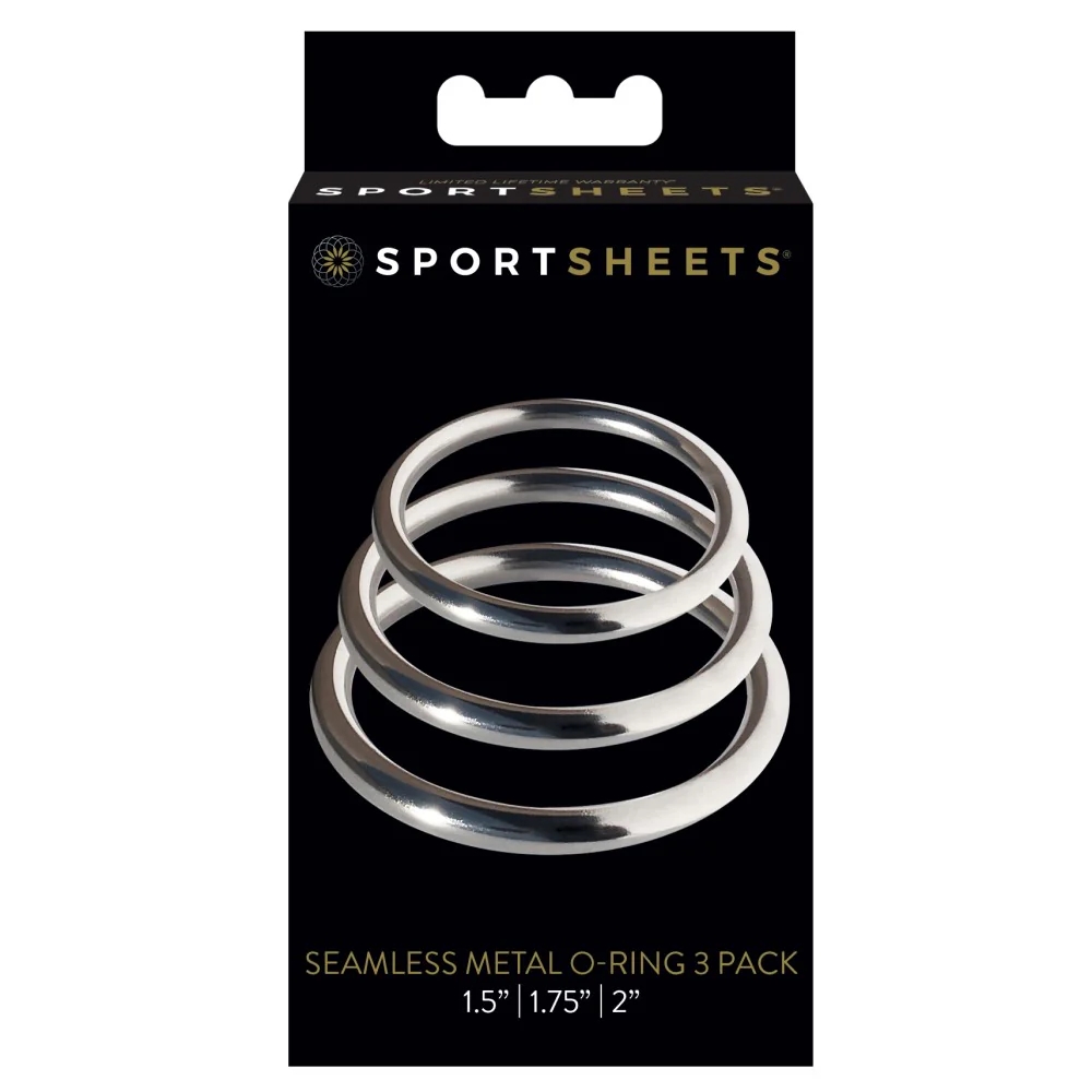 Metal O-Ring 3-Pack Silver