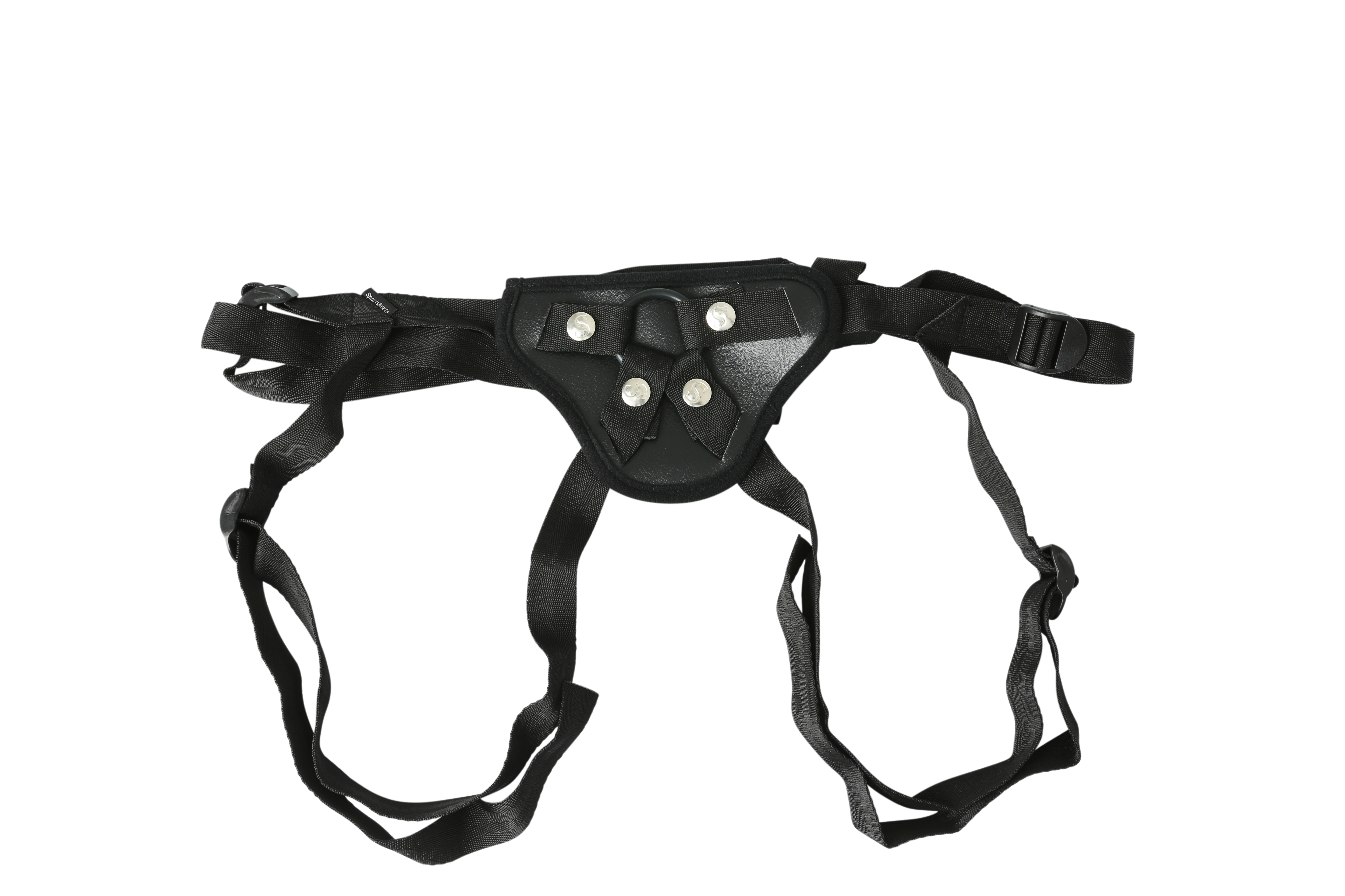 Adjustable Strap-On Harness Black