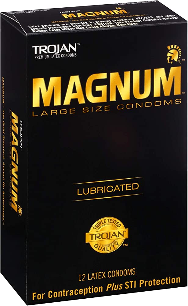 Trojan Magnum Larger Size Condoms 12-Pack