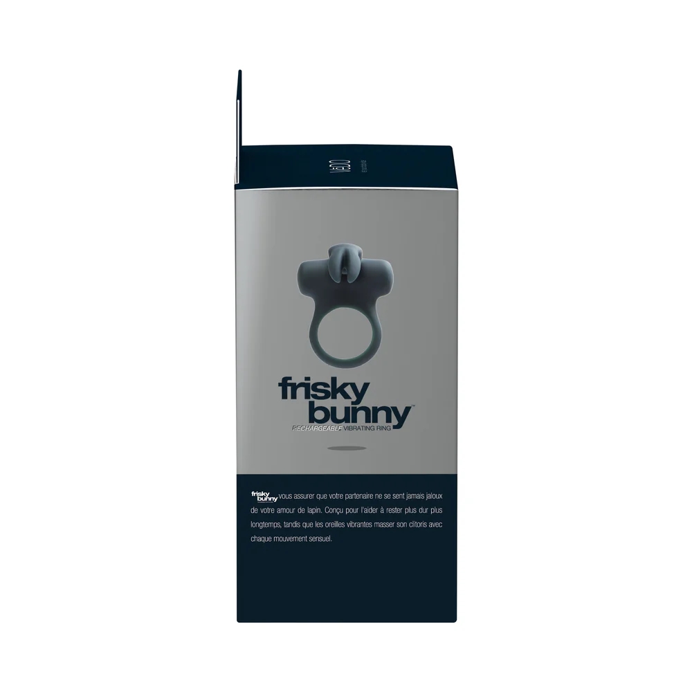 VeDO Frisky Bunny Vibrating Couples Rabbit Cock Ring Black