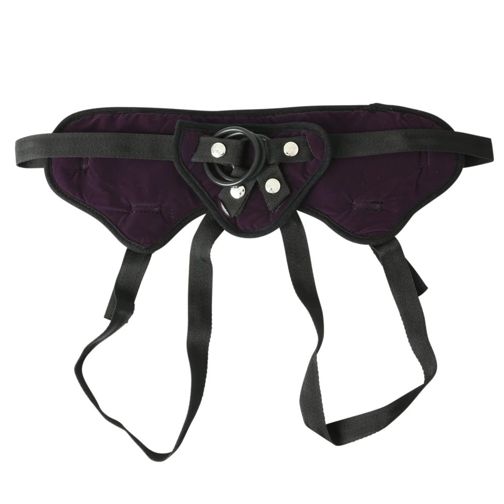 Adjustable Strap-On Harness Purple