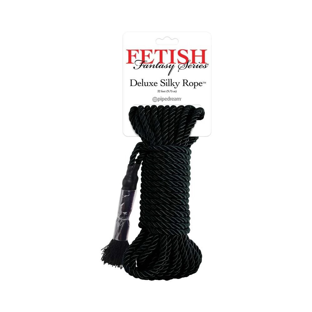Deluxe Silk Rope 32 ft. Black
