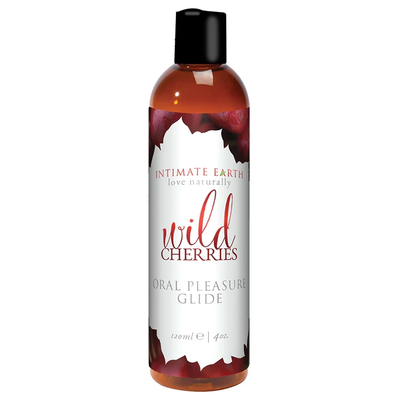 Intimate Earth Wild Cherries Flavored Glide 4 oz.