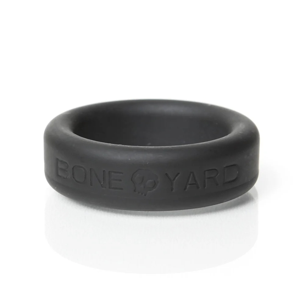 Boneyard Silicone Cock Ring 30mm Black