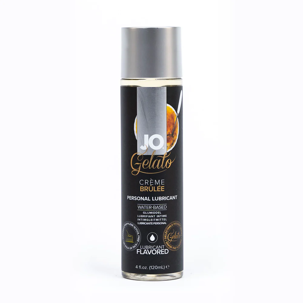 JO Creme Brulee Flavored Water-Based Lubricant 4 oz.