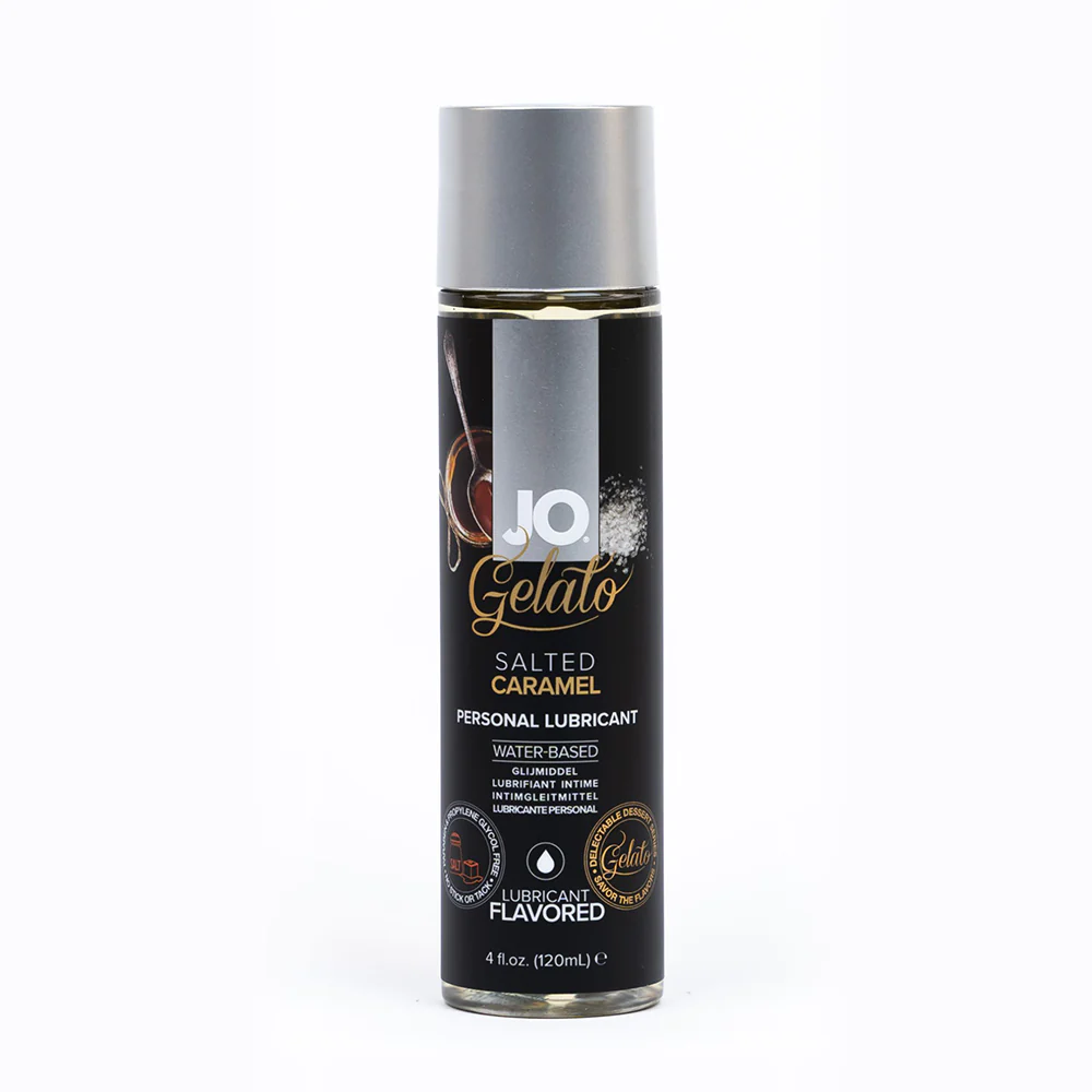 JO Salted Caramel Flavored Water-Based Lubricant 4 oz.