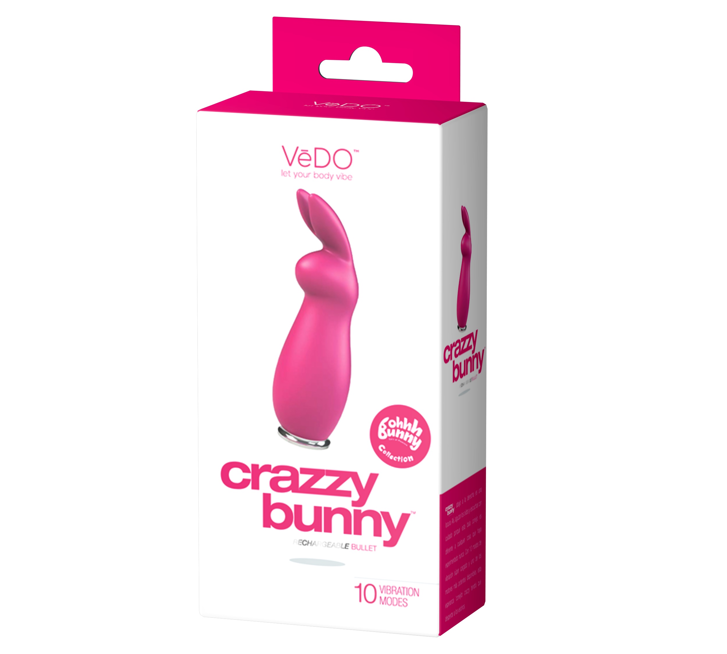 VeDO Crazzy Bunny Mini Vibe Pink