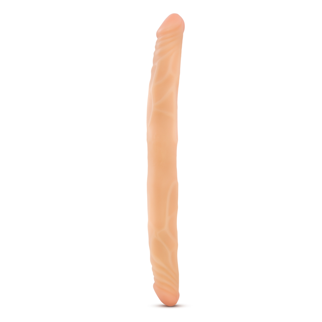 14 in. Double Dildo Beige