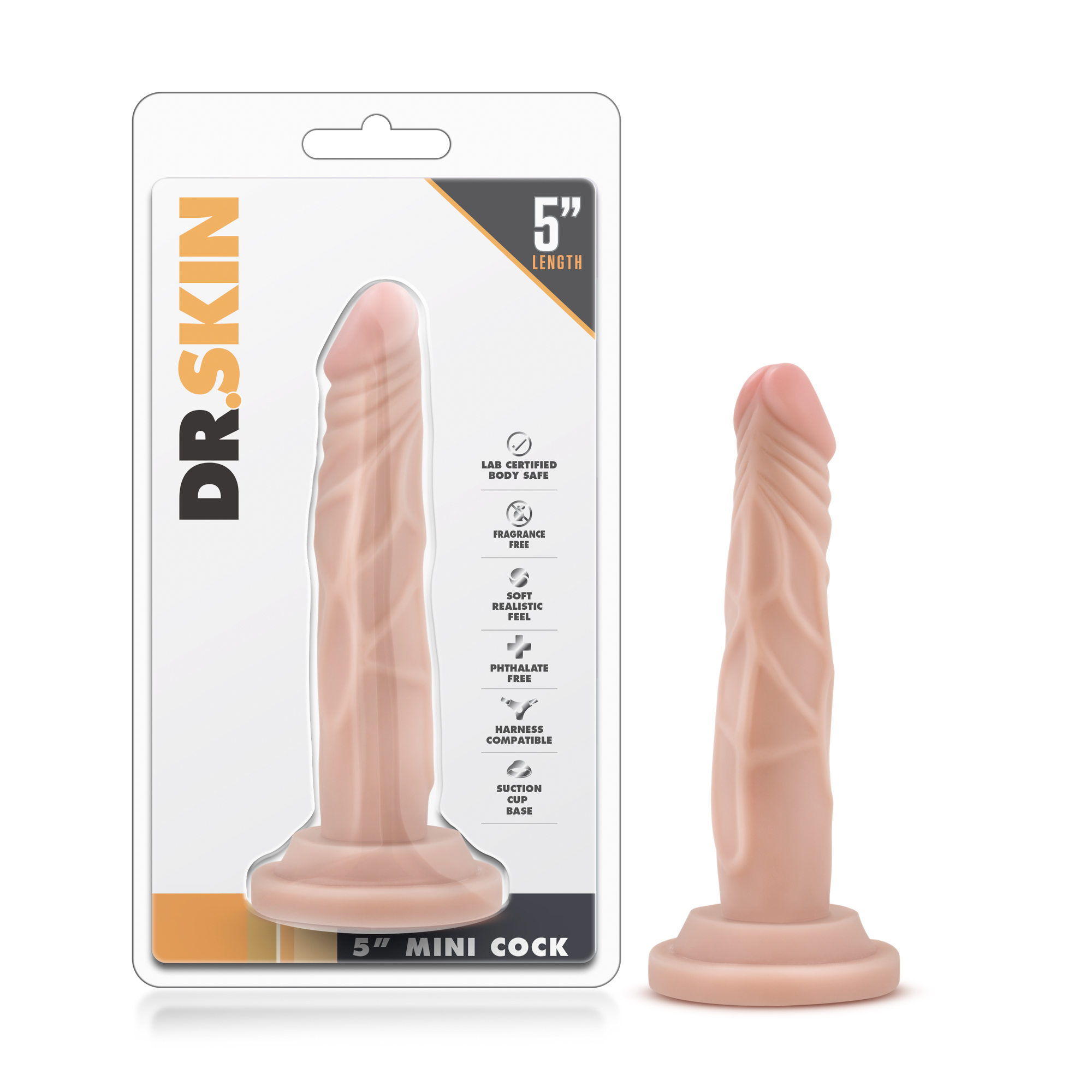 5 in. Realistic Dildo Beige