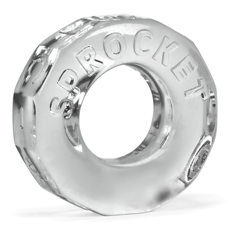 OxBalls Sprocket Cockring Clear (63061) | SlipDix.com