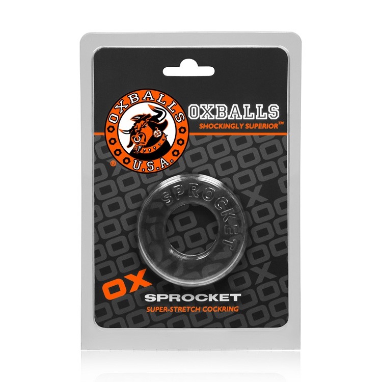 OxBalls Sprocket Cockring Clear (63061) | SlipDix.com