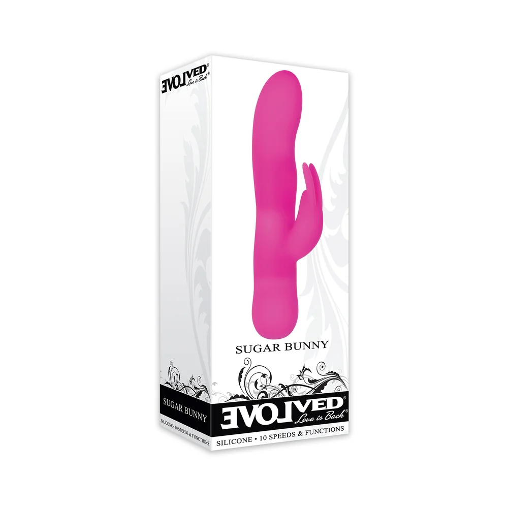 Mini Silicone Dual-Motor Rabbit Vibrator Pink