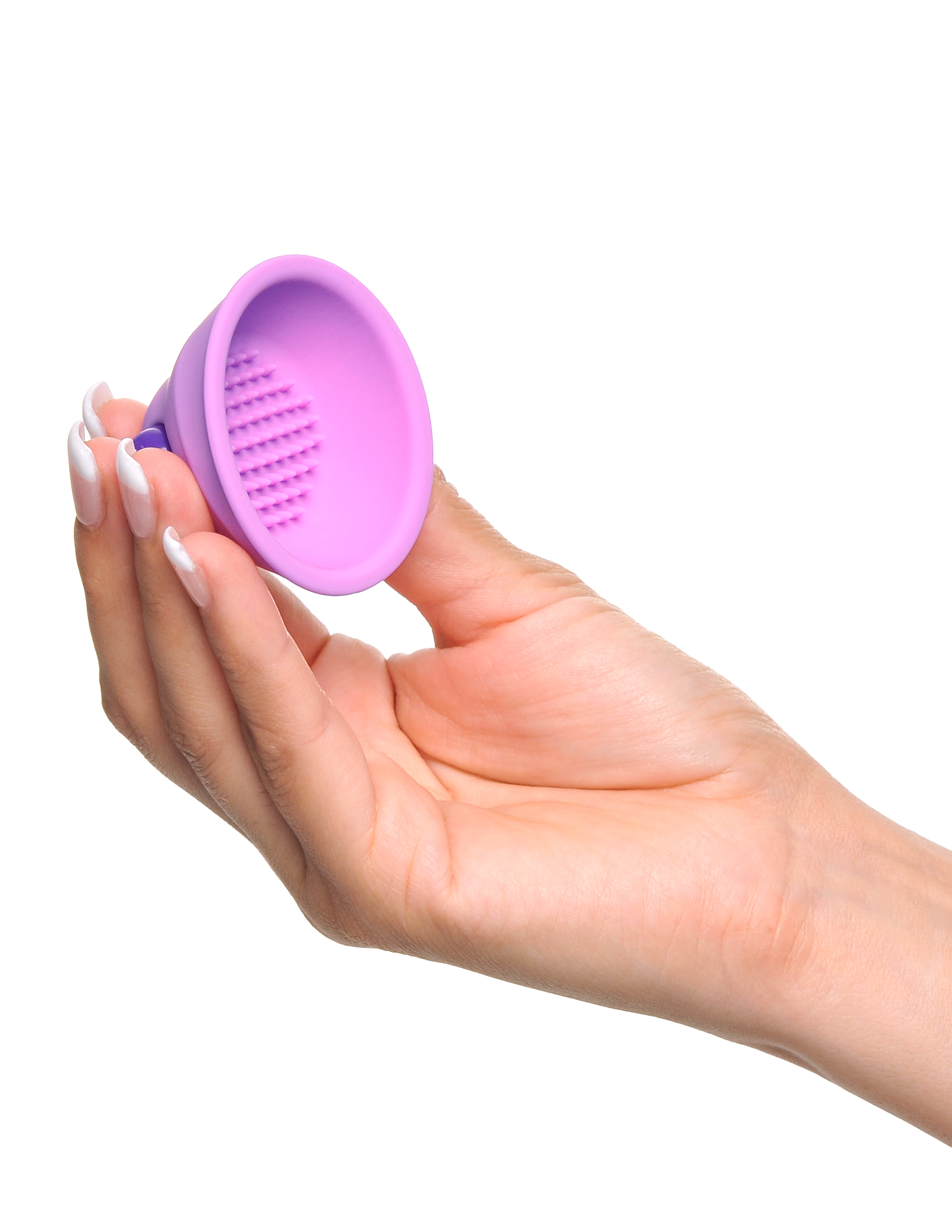 Her Silicone Vibrating Nipple Suck-Hers Purple