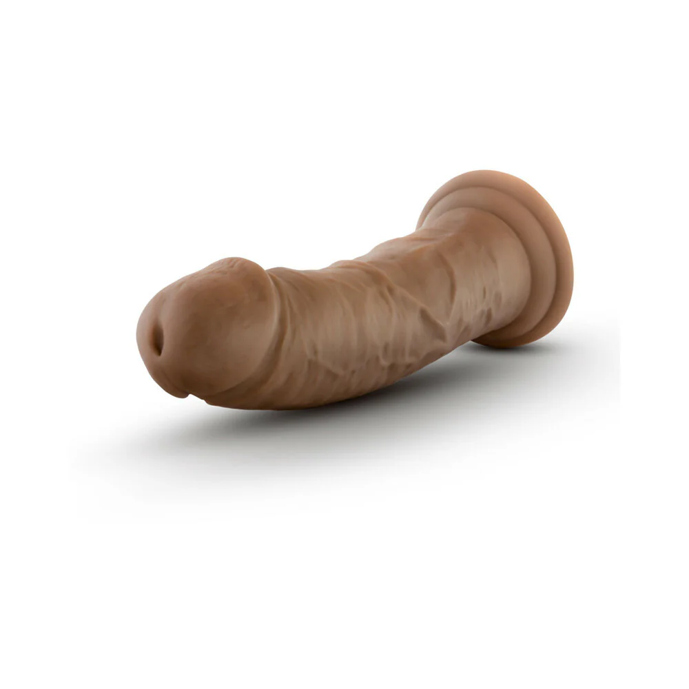 8 in. Posable Dual Density Dildo Tan