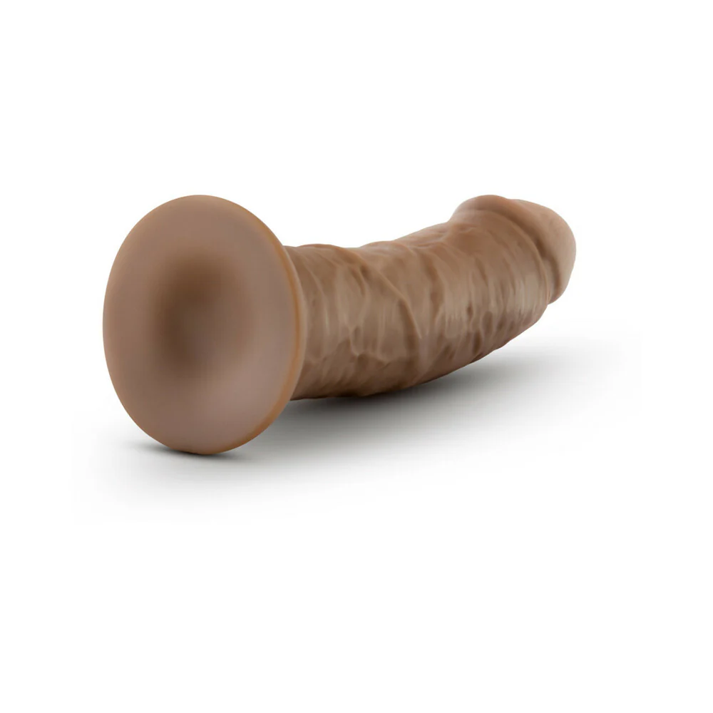 8 in. Posable Dual Density Dildo Tan