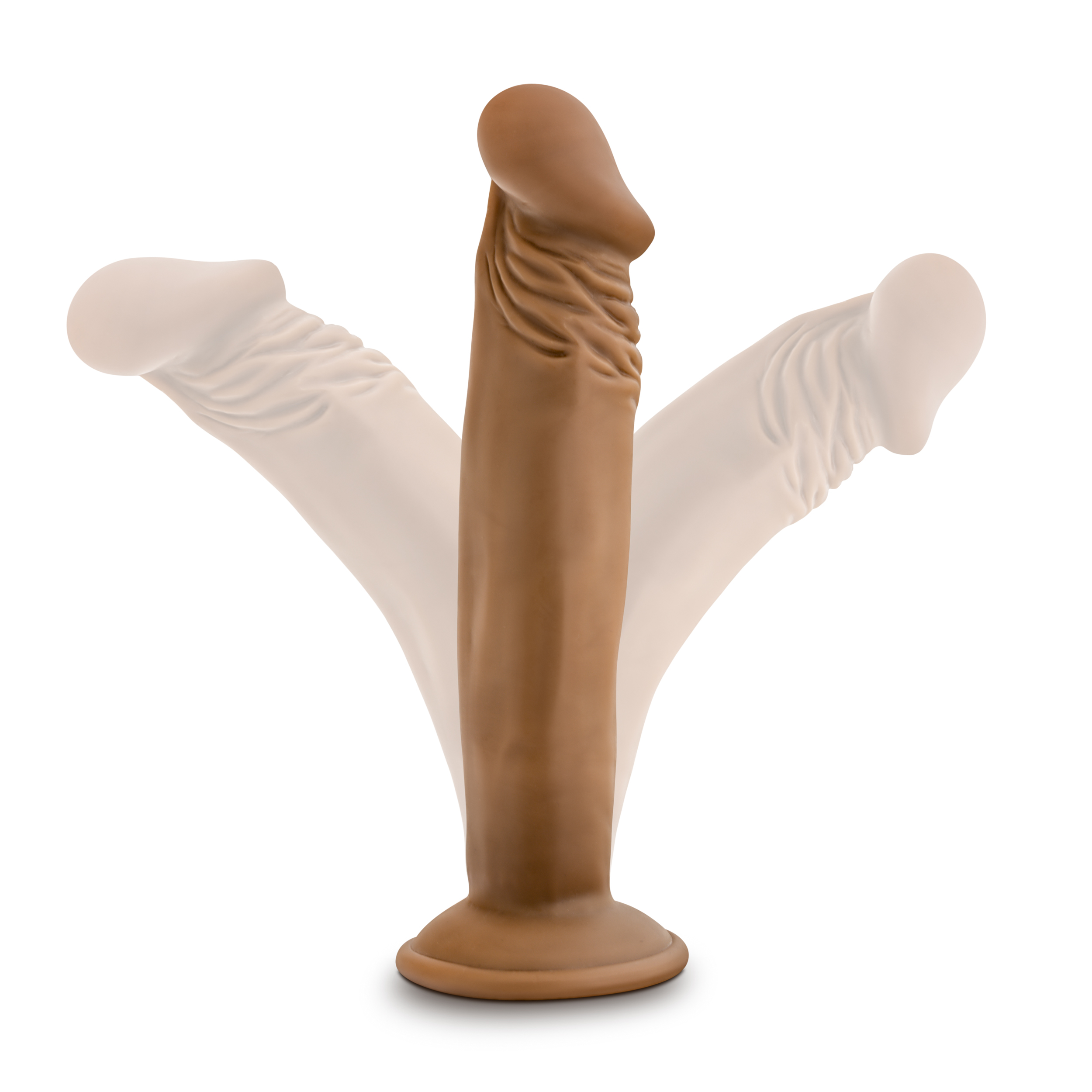 6 in. Realistic Dildo Tan