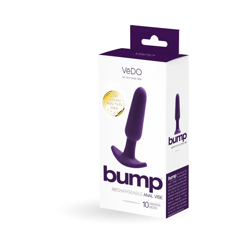 VeDO Bump Vibrating Butt Plug Purple