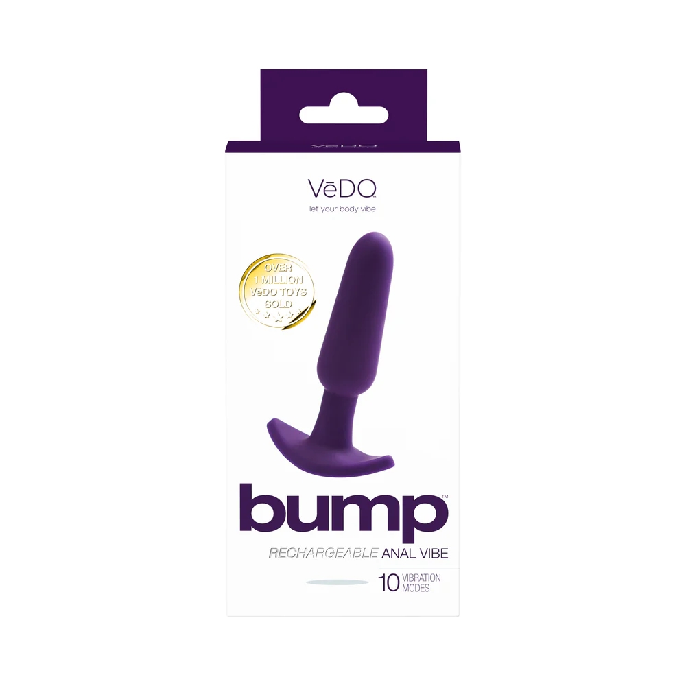 VeDO Bump Vibrating Butt Plug Purple