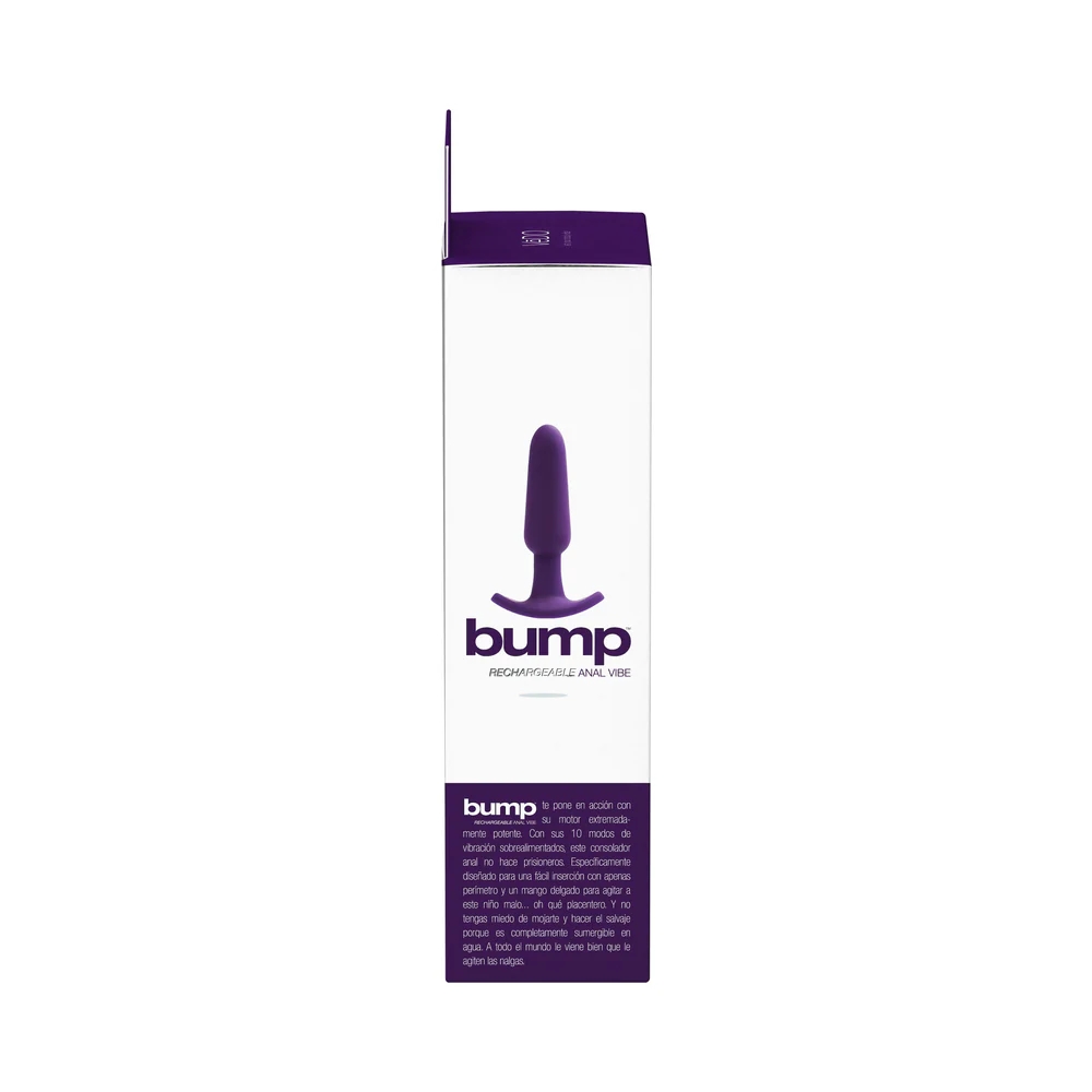 VeDO Bump Vibrating Butt Plug Purple
