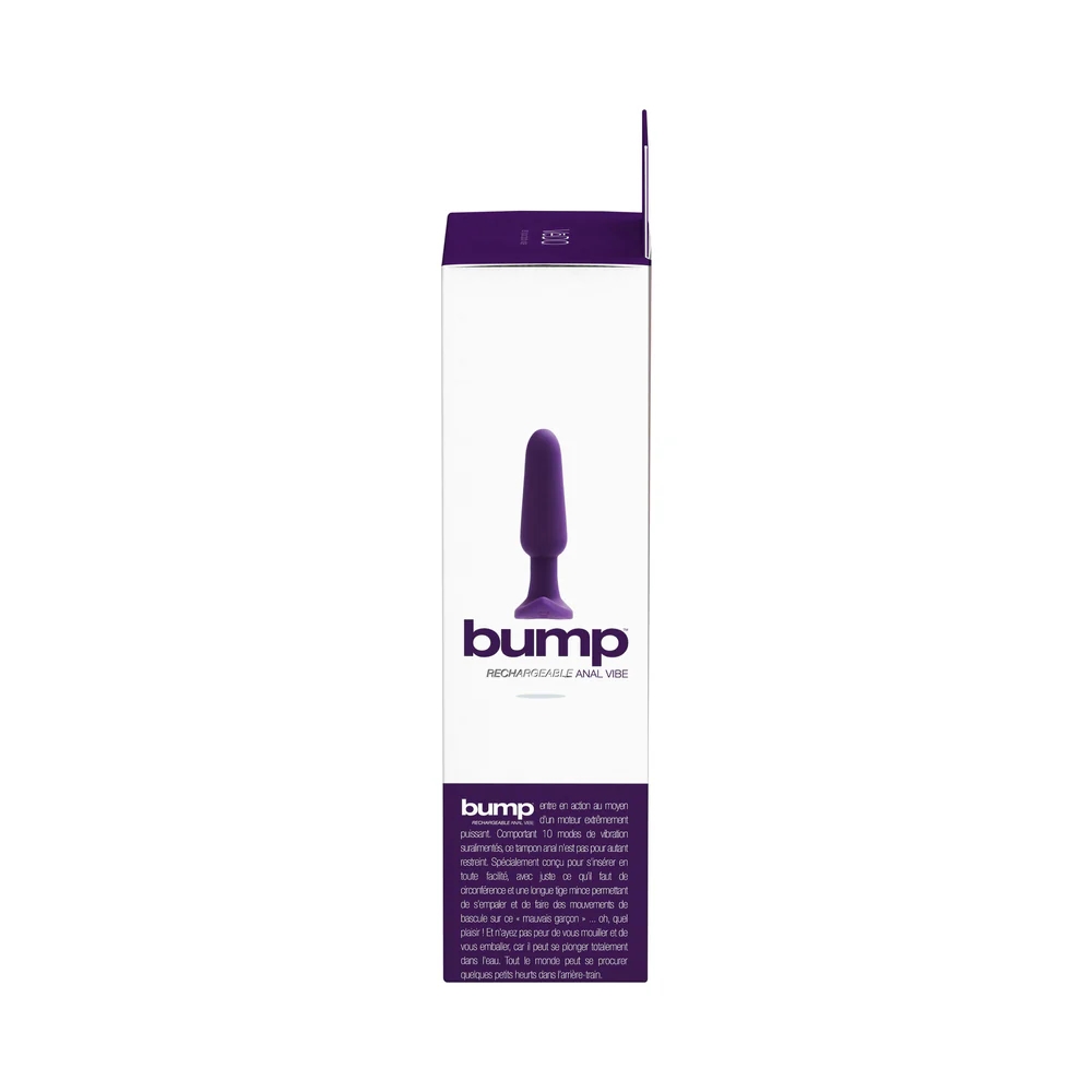 VeDO Bump Vibrating Butt Plug Purple
