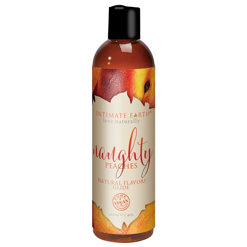 Intimate Earth Naughty Peach Pleasure Glide 4 oz.