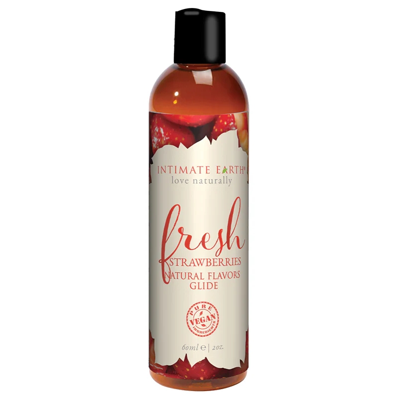 Intimate Earth Fresh Strawberries Pleasure Glide 2 oz.