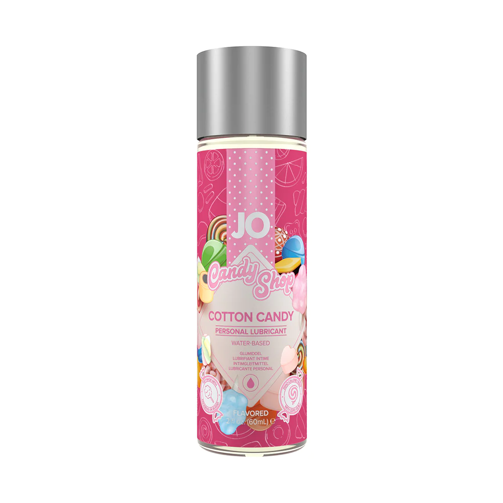 JO H20 Cotton Candy Flavored Water-Based Lubricant 2 oz.