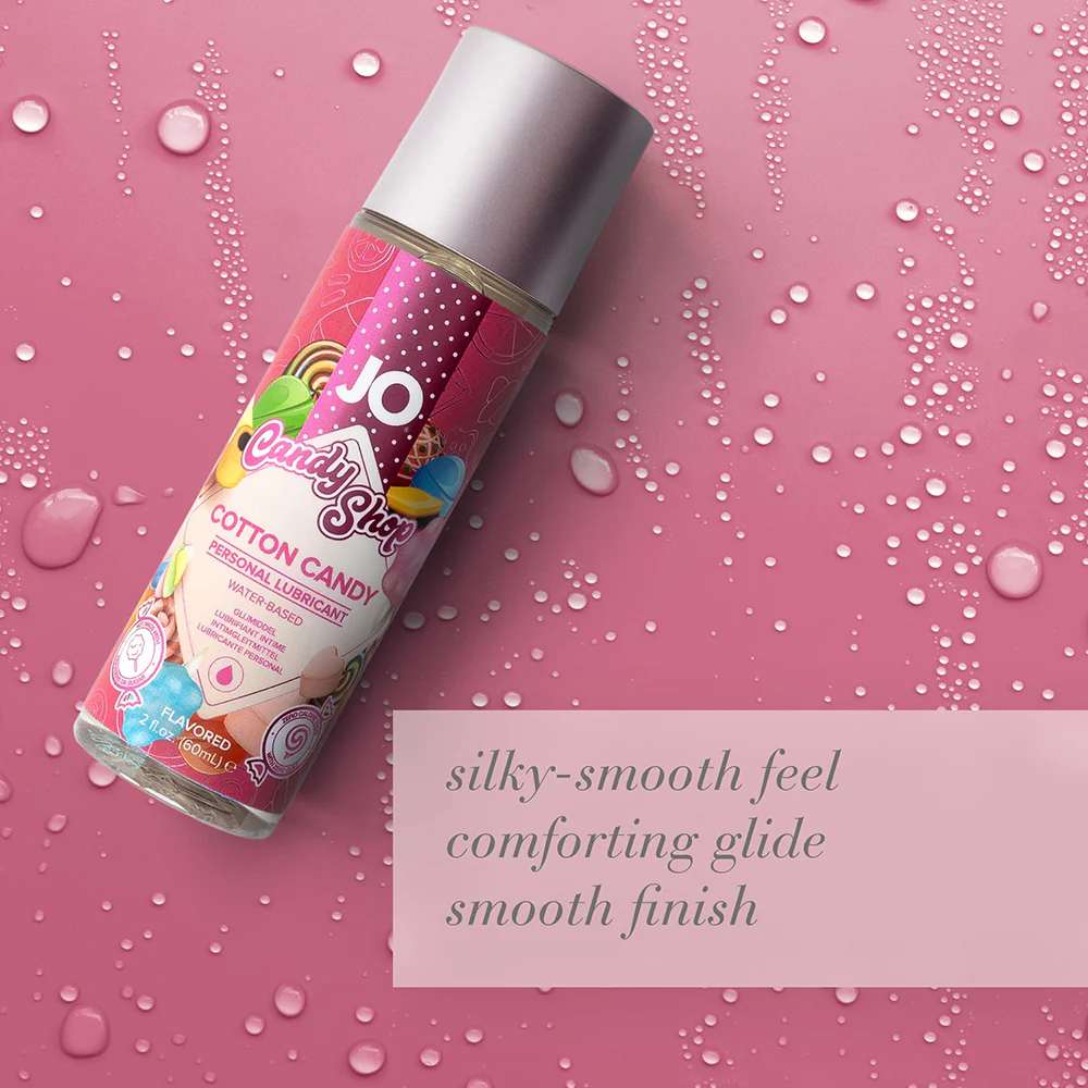 JO H20 Cotton Candy Flavored Water-Based Lubricant 2 oz.