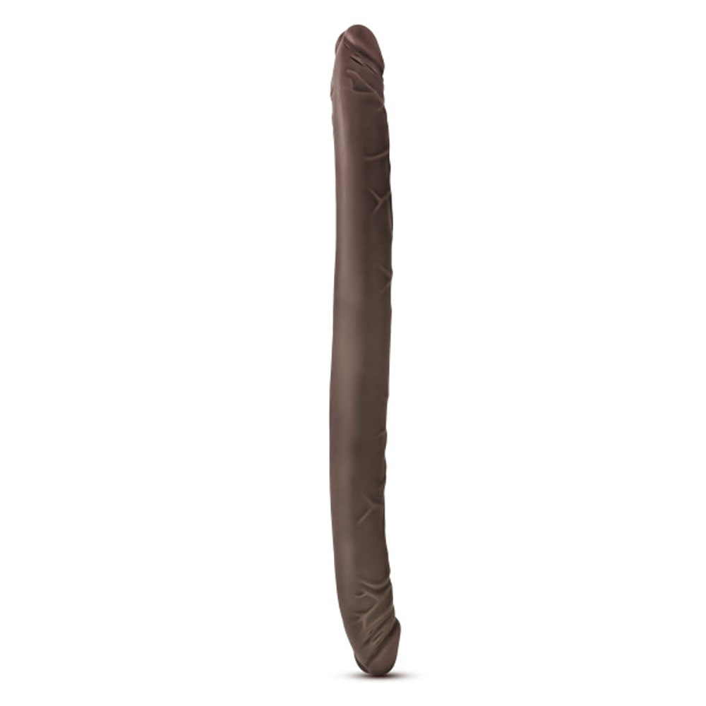 16 in. Double Dildo Brown
